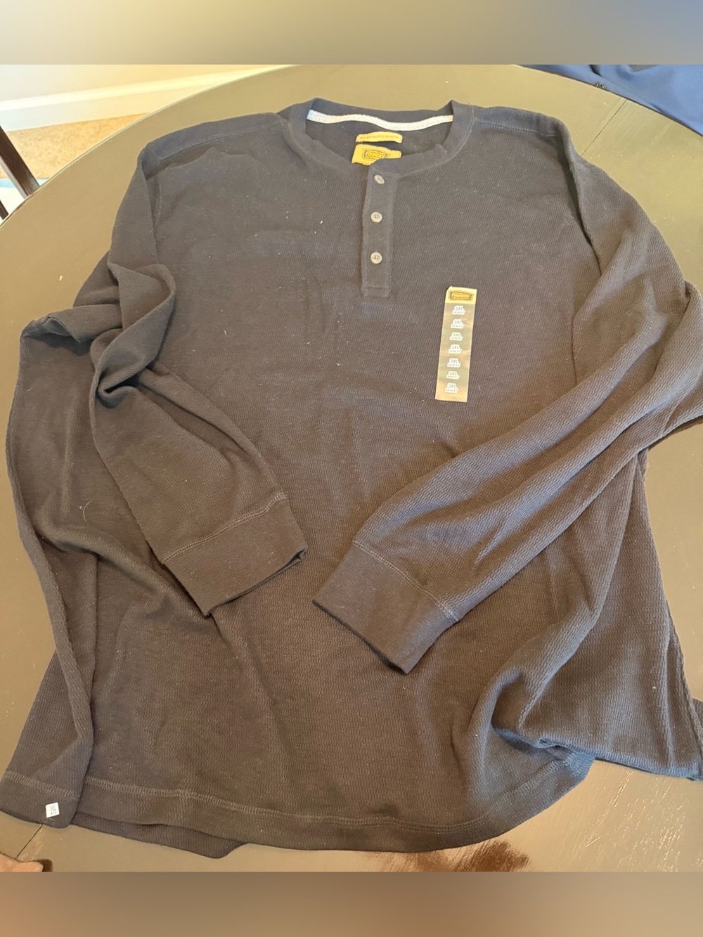 Foundry Big & Tall Men’s 3XL Shirt Black Cotton Blend NWT